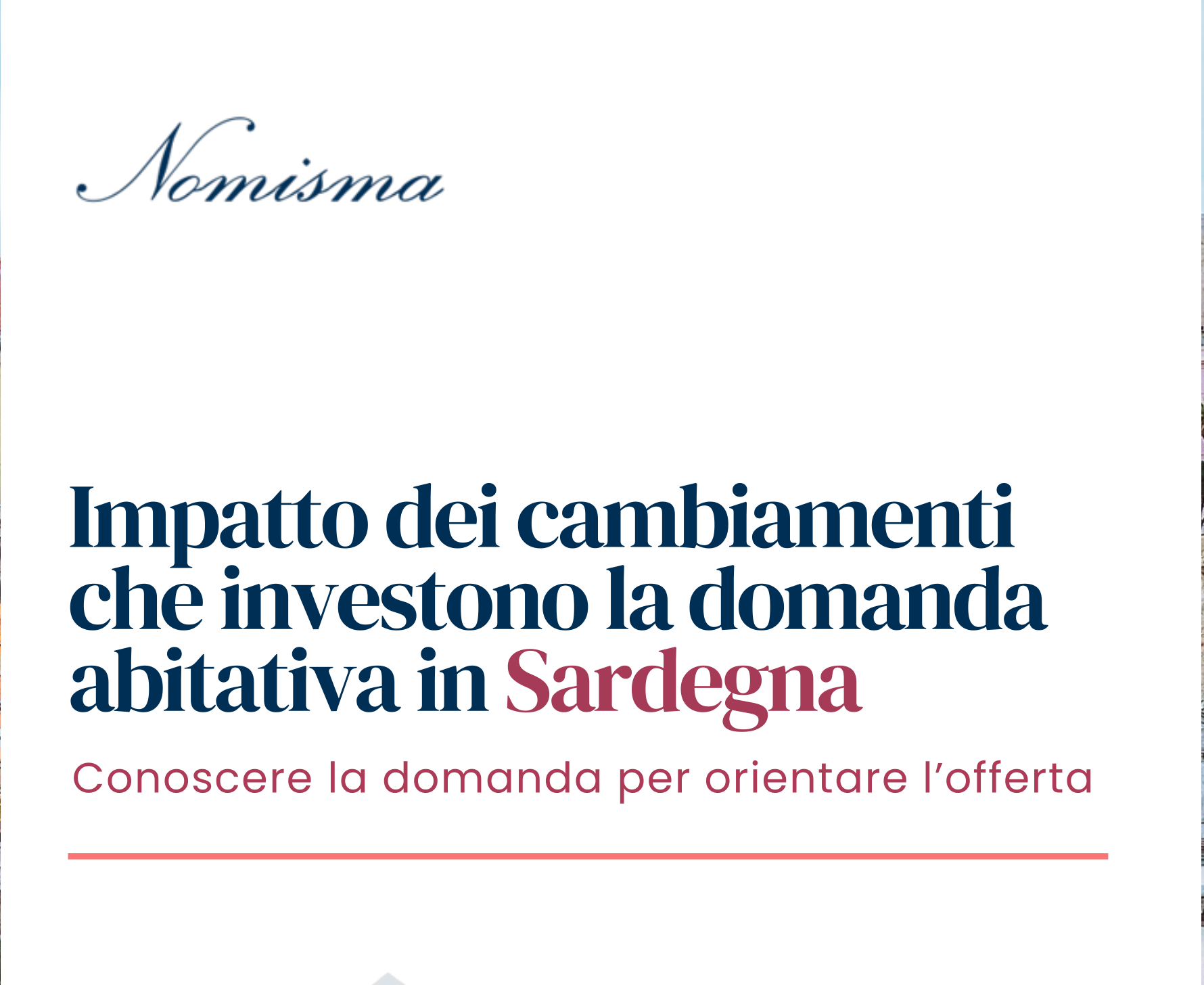 Report Nomisma per Confartigianato Sardegna